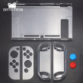 Data Frog Transparent Protective Case with Scratch Protection for Handheld Game Console Clear Hard Cover for Switch. 
