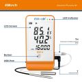 Elitech GSP-6 Digital Temperature And Humidity Data Logger Detachable Dual Probes -40℉ To 158℉ Max Accuracy Up To ±0.6℉ Audio Alarm Calibration Certificate Max/Min Value Display. 