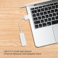 Kebidumei USB 2.0 to RJ45 Ethernet Cable Splitter Extend Adapter Micro USB Wired Network Card for Tablet Laptop PC Window XP 7 8. 