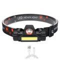 Q5 COB Led Headlamp Powerful Built-in 18650 Battery Outdoor Camping Fishing Headlight Stepless Dimming. 