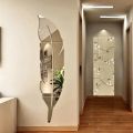 3D Mirror Wall Decor I Wall Stickers I 3D Leaf Mirror Decal I Mirror Wall Art Accents I Acrylic... 