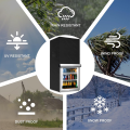Waterproof Upright Freezer Lid with Zipper Dustproof Sunproof Refrigerator Cover Compatible with Most Models. 