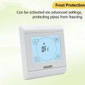 Heat Electric Room Thermostat Water Gas Boiler Floor Heating Temperature Controller Warm Underfloor Programmable Heater. 