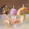 3D Circle Mushroom Candle Silicone Mold DIY Gypsum Concrete Ornament Handmade Festival Decoration Resin Mold Handicrafts Casting. 