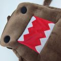 Domo Kun Plush Backpack Women Men Brown Stuffed Bag Cute Small Shoulder Messenger Bag. 