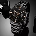 Reloj Hombre 2023 Fashion Mens Watches Luxury Stainless Steel Quartz Wrist Watch Men Business Calendar Watch Relogio Masculino. 