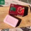 Deleaf pomegranate soap. 