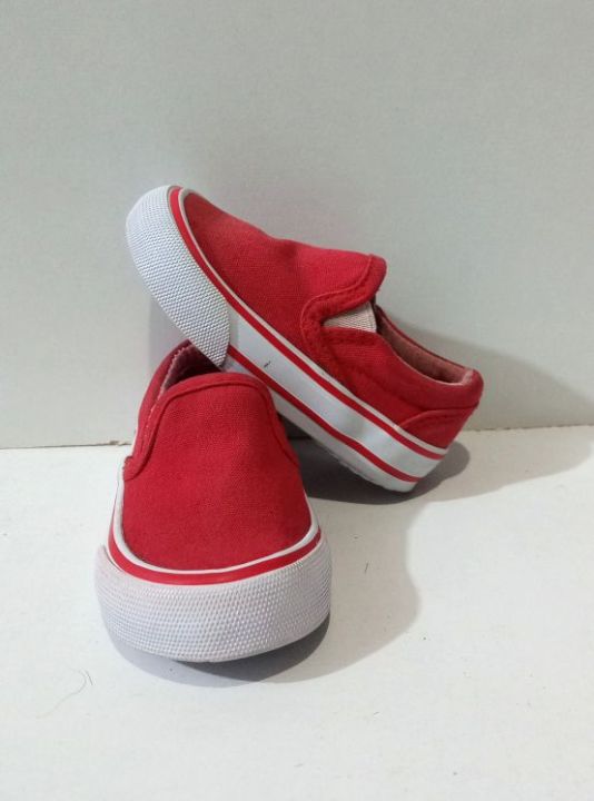 Kids Hot Red Sneakers