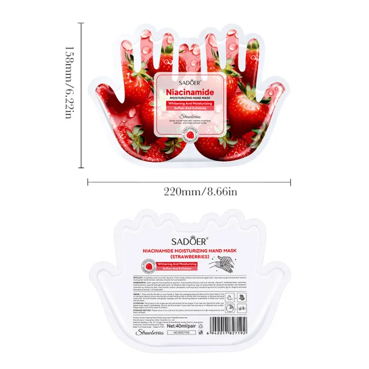 5%20Pairs%20SADOER%20Strawberry%20Hand%20Mask%20Niacinamide%20Moisturizing%20Anti-aging%20Exfoliating%20%20Hand%20Spa%20Gloves%20For%20Dry%20Skin%20-%20Image%206