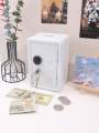 Home Mini Safe - Small Lockable Storage Box With Combo & Key, Protects Valuables, Cash, Documents & Personal Jewelry.