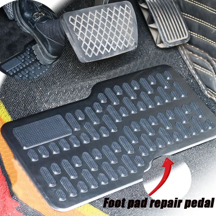 1PC%20Car%20Stainless%20Steel%20Foot%20Rest%20Pedal%20Board%20Floor%20Carpet%20Mat%20Anti-Slip%20Z%20Shape%20Heel%20Pad%20Truck%20Suv%20Car%20Interior%20Accessories%20-%20Image%202