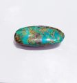 🔷 Natural Turquoise (فیروزہ) Stone – (00134) | Long Oval Shape 🔷. 