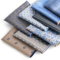 Handkerchief Silk Scarf 1200 Stitches High Density Men's Elegant Retro Business Suit Pocket Scarf Square Scarf Wedding.