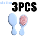 1-3pc Mini Air Cushion Hair Brush Portable Detangler Massager Anti Static Air Bag Hair Comb Wet Dry Hairbrush Salon Styling Tool. 