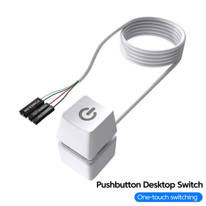1.8 Meter Computer Desktop Switch RGB Light Motherboard External Start ...