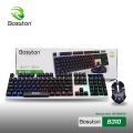 Wired Glow Gaming Competitive Keyboard and Mouse Combo Set USB Keyboard USB Mouse 104 Keys Rainbow Backlight Lightweight for PC Gamers Black. 
