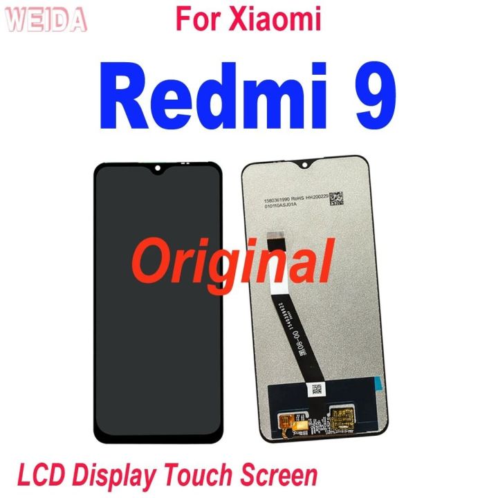 Xiaomi Redmi 9 Display Touch Screen Digitizer Assembly Frame For Redmi 9 LCD Display Replacement