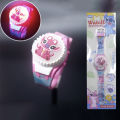New Spiderman Kids Watches For Boys Cartoon Hello Kitty Stitch Children Rotate Watch with Flash Light Sanrio Girls Toys Clock. 