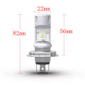  HS1 LED Headlight Motor 6500K White Lamp LED Bright Motorcycle High Low Beam 12V PX43t Moto Bulb 11636UMRX1. 