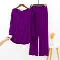 Plain Neck stylish night dress for girls. 