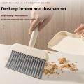 Creative Desktop Mini Broom and Dustpan Set - Windowsill Gap Brush, Computer Keyboard Brush, Hamster Pet Cleaning Tool. 