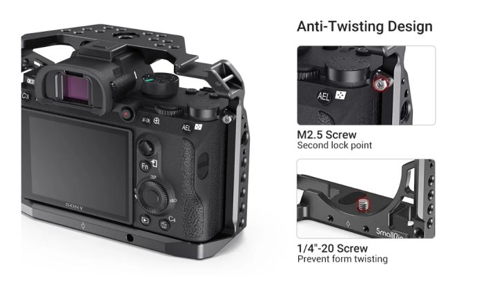 Sony%20Camera%20Cage%20Rig%20for%20Sony%20A7M3%20SonyA7III%20Sony%20A7Riii%20-%20Image%203