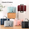 Lightweight Foldable Travel Duffel Bag: Unisex Tote Carry-On Luggage for Weekenders & Overnight Stays.
