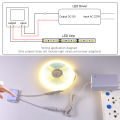 Touch Sensor Switch For Makeup Mirror Bathroom Dressing Table Glass Panel Control 12V 5A Led Strip Light Switch Stepless Dimmer. 