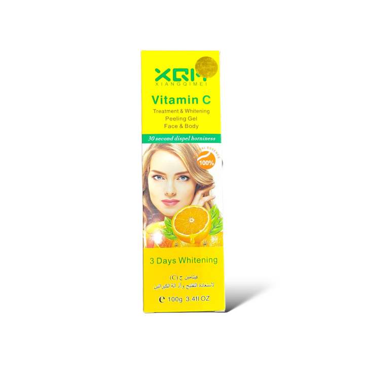 XQM XIANGQIMEI Vitamin C Treatment & Whitening  Peeling Gel Face & Body 30 second dispel horniness !! ON Sale