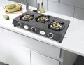 Stainless Steel Black Coated Body 3 Burner Automatic Gas Stove. 