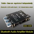 ZK-502T TPA3116D2 Bluetooth-compatible 5.0 Subwoofer Amplifier Board 2.0 Channel High Power Audio Stereo 2*50W Bass AMP.