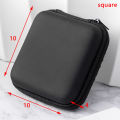 Artificial Leather 3C Storage Pouch for Digital Accessories; Portable Charger, Earphone, Cable, and U Disk Case..