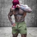 2025 Summer Gym Fitness Men's Shorts Sweatpants Thin Fashion Men Marathon Running Shorts Sports Breathable Training Pants.