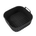 Reusable Air Fryer Silicone Liners Square Non Stick Basket Mat for 4-7QT Air Fryer Oven Microwave Baking Airfryer Accessories.