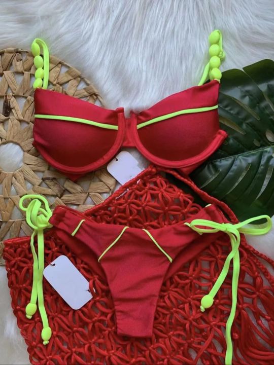 RUOTONGSEPT%20New%20%20Push%20up%20Bikini%20Set%20Swimsuit%20Women's%20low-waist%20Swimwear%20For%20Female%20Two%20Piece%20Beachwear%202023%20Bathing%20Suit%20-%20Image%203