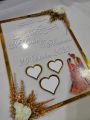 customized nikkah frame.nikkah thumbprint frame.wedding accessories. 