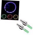2 PCS Bicycle LED light Motion sensor tyre light tyre valve motion activated neon light for bicycle motorcycle bike car tire light green red blue pink purple long lasting colorful light. 