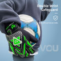 WVVOU Goalkeeper Gloves Children and Teenagers, Football Goalkeeper Gloves, Football Gloves, Double Protection, Portability. 