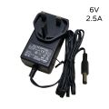 6V 450mA 2A 2.5A Power Supply AC 110-240V to 6V High Quality For LED Lights Blood Pressure Monitor Medical Equipments Toys. 