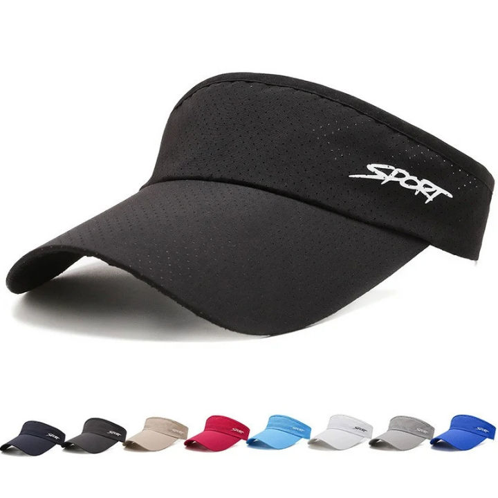 Summer%20Sun%20Hats%20UV%20Protection%20Top%20Empty%20Adjustable%20Visor%20Cap%20Sports%20Tennis%20Golf%20Running%20Sunscreen%20Baseball%20Cap%20-%20Image%202