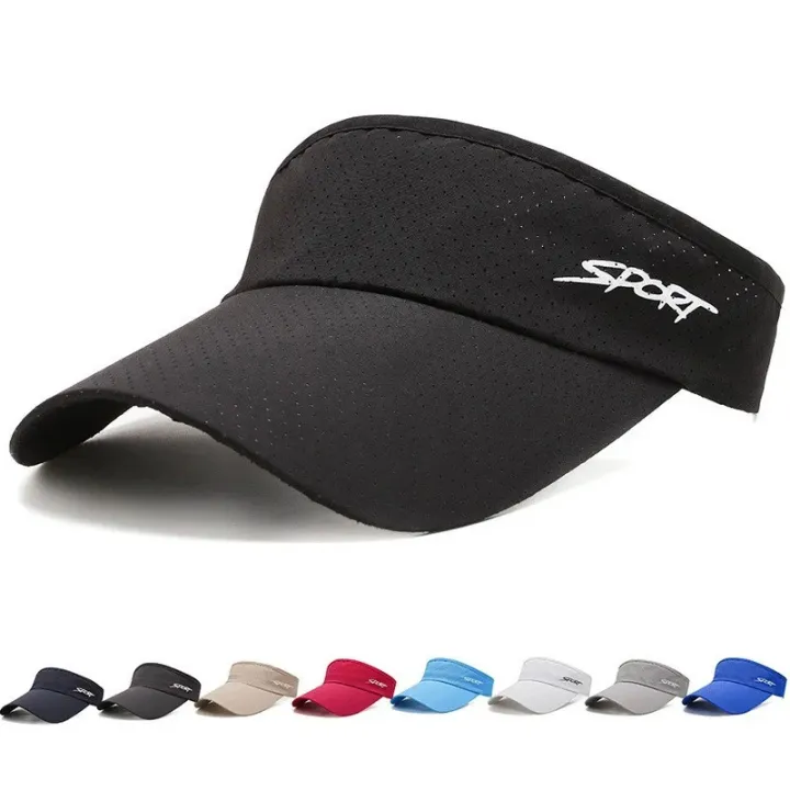 Summer%20Sun%20Hats%20UV%20Protection%20Top%20Empty%20Adjustable%20Visor%20Cap%20Sports%20Tennis%20Golf%20Running%20Sunscreen%20Baseball%20Cap%20-%20Image%202