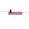 5pcs Straight slide push-pull potentiometer 45mm B10K 30 stroke mono mixer fader  Handle length 10MM 3 feet. 