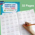Addition And Subtraction Within 1000 Maths Workbook Primary School Training Book Arithmetic Competition Teaching Aids Montessori. 