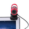 Rotatable Night Vision Webcam USB High Definition Web Cam 360 Degree MIC Clip-on Computer PC Laptop Notebook Web Camera.