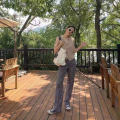 Loose hip hop vest fashion all-match vest Korean fashion dress. 