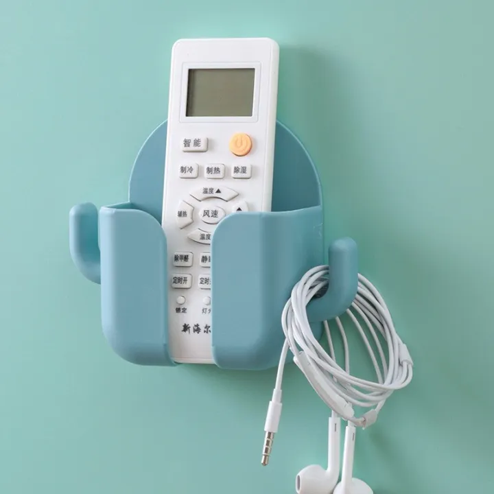 1pcs%20Punch-free%20Mobile%20Phone%20Holder%20Wall%20Mount%20Stand%20Remote%20Control%20Organizer%20Storage%20Box%20Charging%20Bedside%20Container%20Rack%20Gift%20-%20Image%202