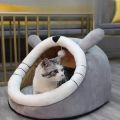 Winter Cute and Warm Cat/Dog House Foldable and Washable Puppy Cave Sofa Pet Bed House Suitable for Small and Medium Sized Dogs. 