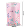 10/20pcs Butterfly Party Plastic Goodie Bags Pink Butterfly Candy Gift Bags For Butterfly Wedding Birthday Party Decoration. 