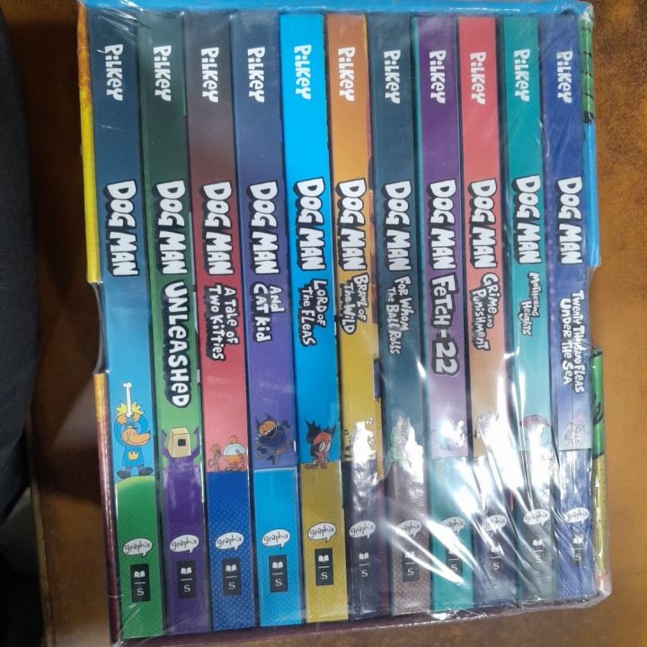 DOGMAN%20COMIC%20SERIES%20ORIGINAL%20HARDBOUND%20%2011%20books%20set%20BY%20DAV%20PILKEY%20-%20Image%202