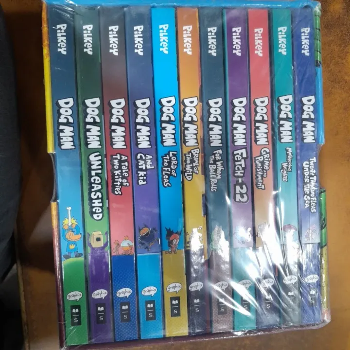 DOGMAN%20COMIC%20SERIES%20ORIGINAL%20HARDBOUND%20%2011%20books%20set%20BY%20DAV%20PILKEY%20-%20Image%202